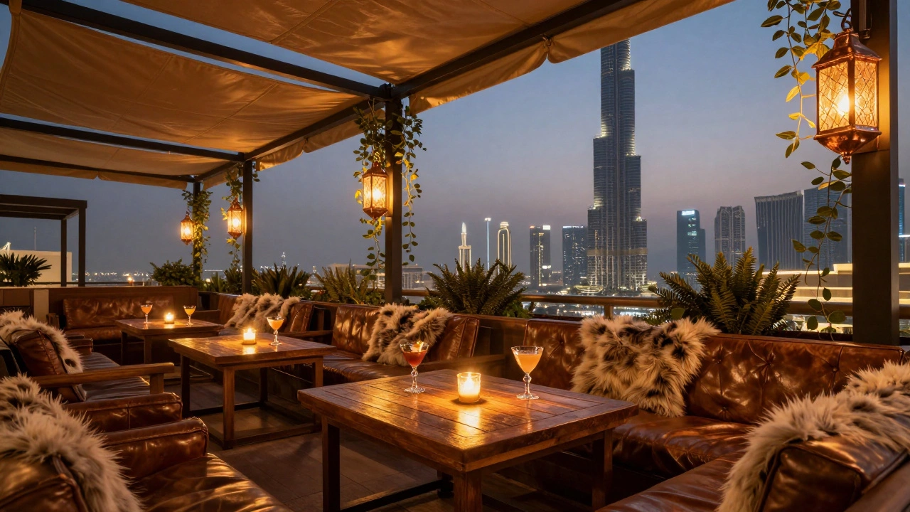Rooftop Bars with a Rustic Charm and Cozy Ambiance in Dubai